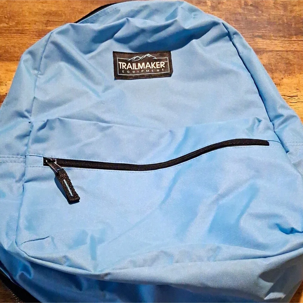 Trailmaker Equipment Trailmaker Blue Hiking Backpack Unisex Adults Zip Closure